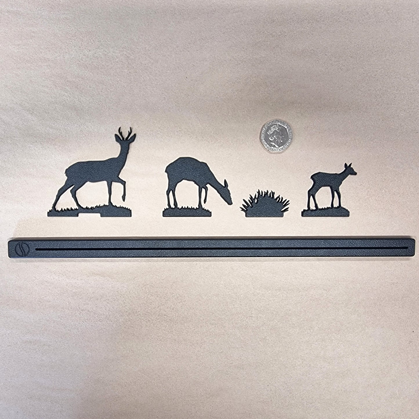 Roe Deer Family Group - ShadowShapes