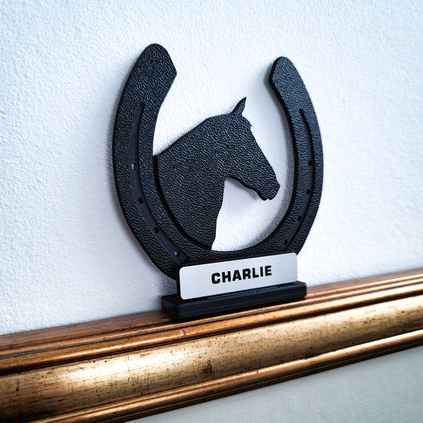 Clydesdale Horse Shoe (no harness) - ShadowShapes