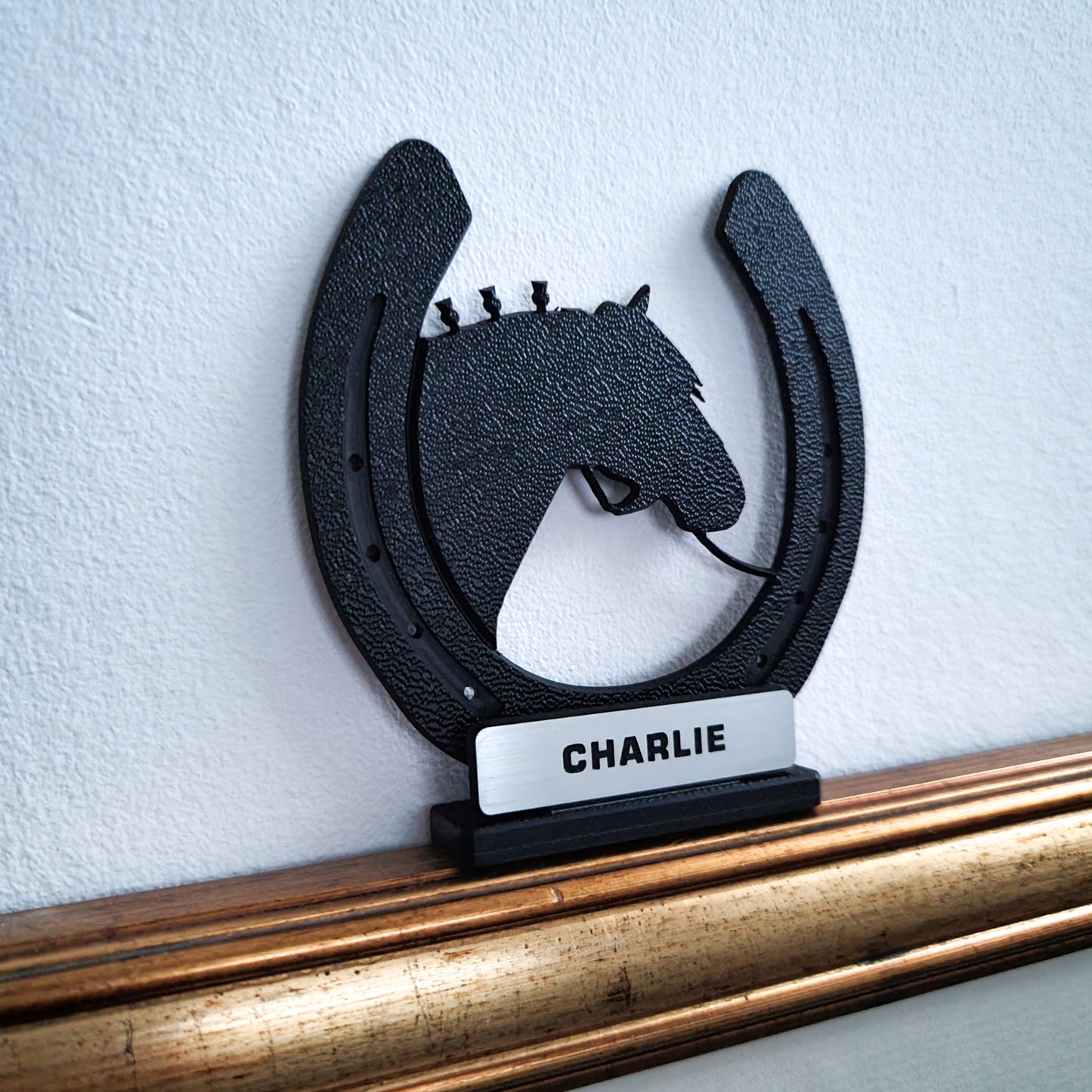 Clydesdale Horse Shoe ( with harness) - ShadowShapes