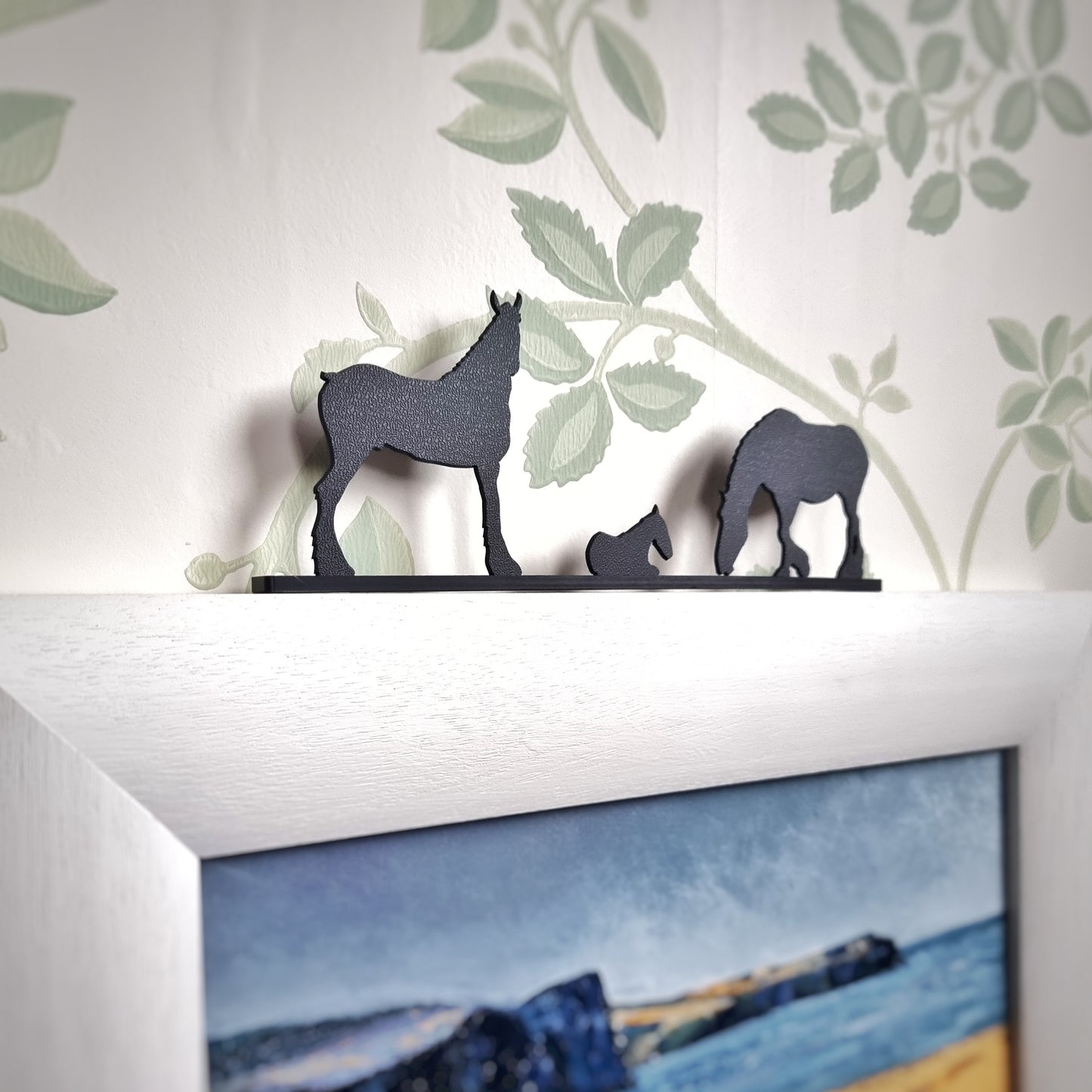 Clydesdale Family Group - ShadowShapes
