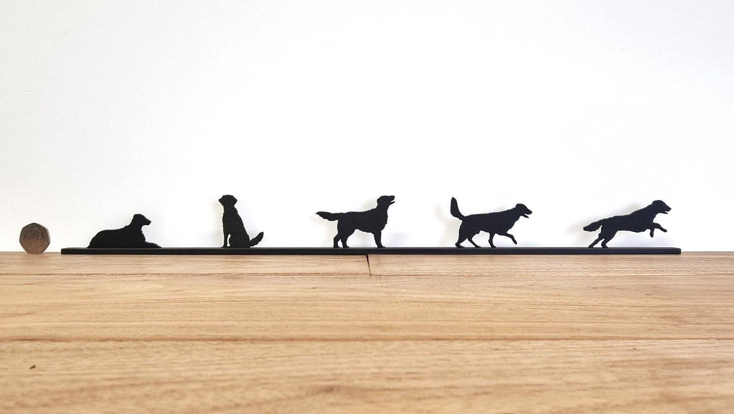 Flat-coated Retriever - ShadowShapes