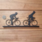 Road Cyclists (Male + Female) - ShadowShapes