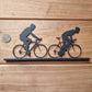 Road Cyclists (Male + Male) - ShadowShapes