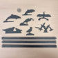 Coastal Wildlife - ShadowShapes