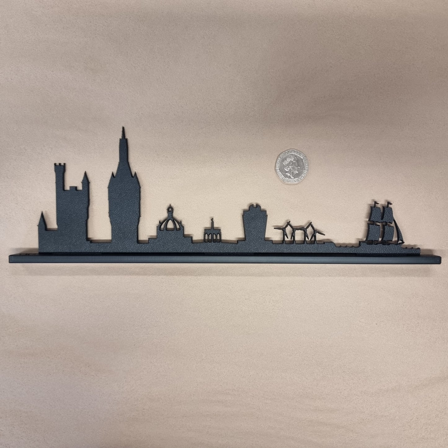 Aberdeen Skyline - ShadowShapes