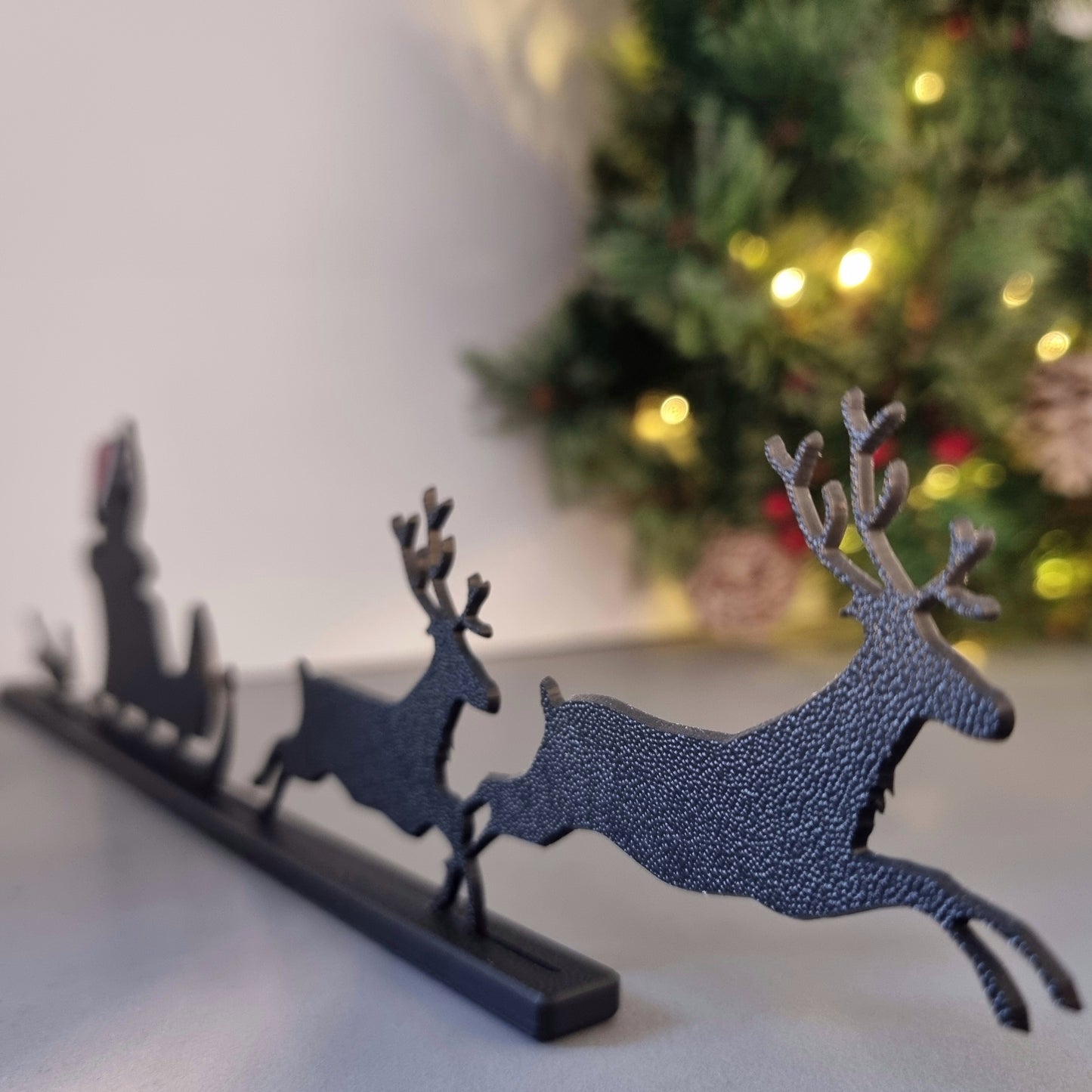 Santa, Sleigh & Reindeer - Christmas Pet Edition (Choose from 24 Breeds)