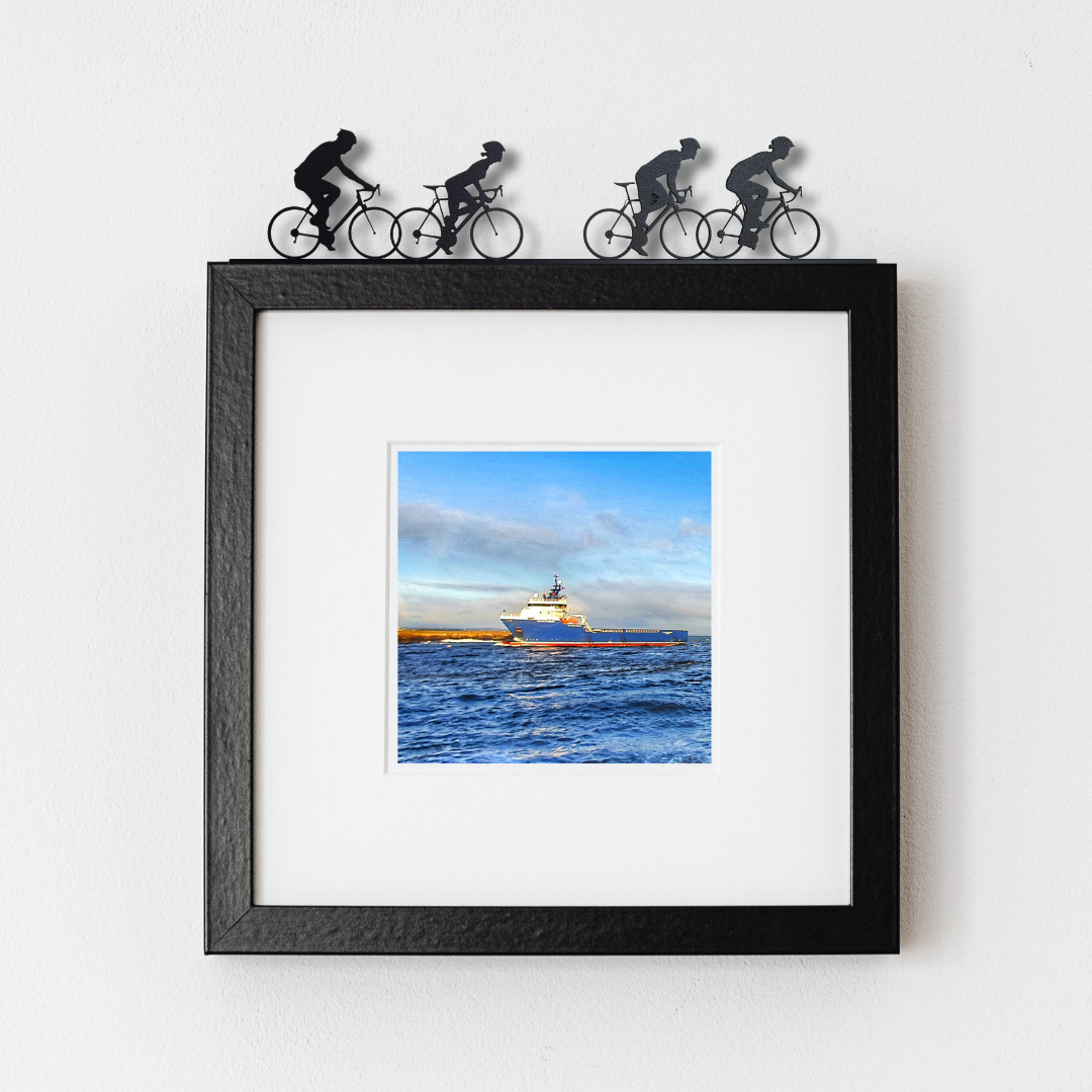 Road Cyclists (4 Piece Set) - ShadowShapes