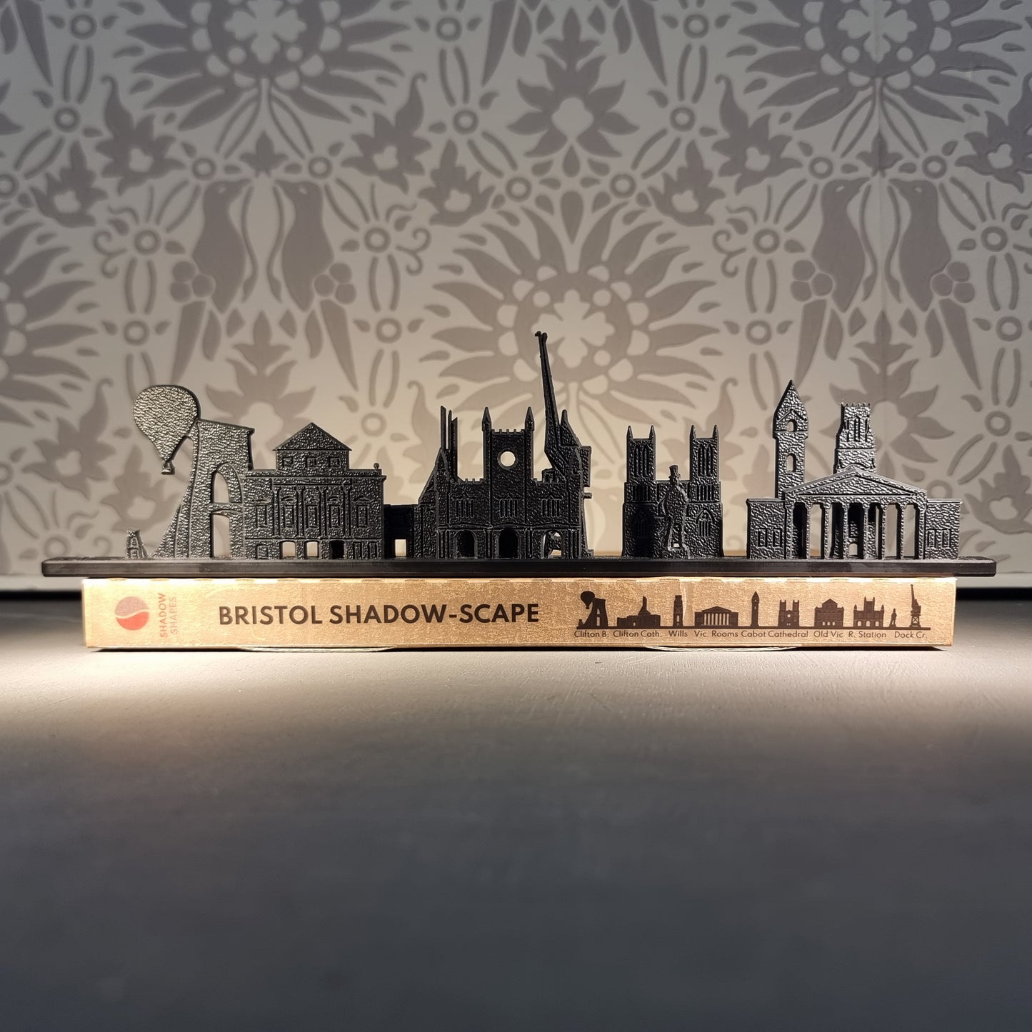 Bristol skyline ornament made from recycled plastic