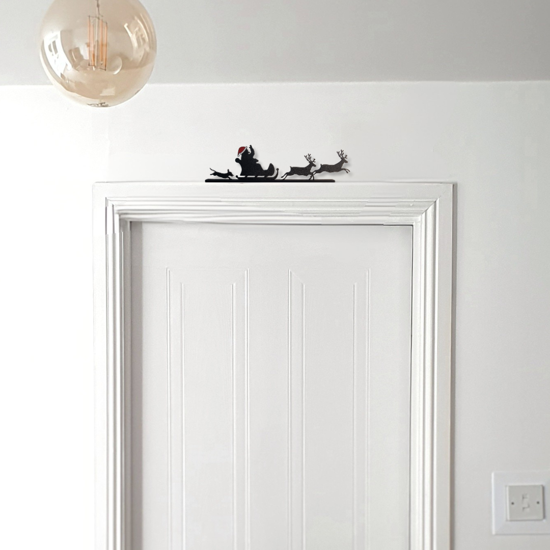 Santa, Sleigh & Reindeer - Christmas Pet Edition (Choose from 24 Breeds)