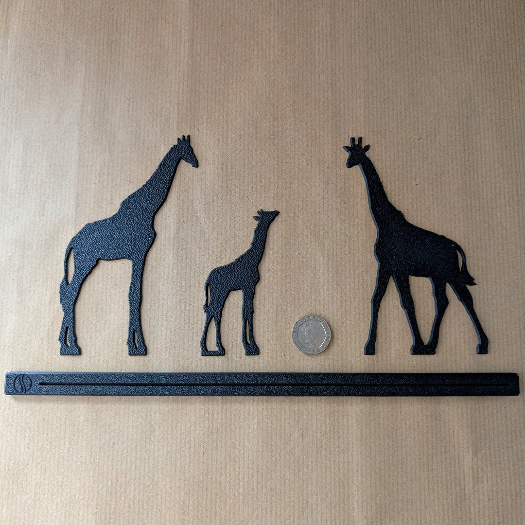 Giraffe Family Group - ShadowShapes