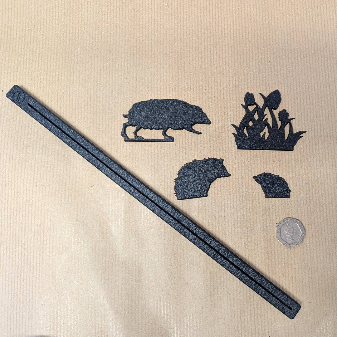 Hedgehog Family Group - ShadowShapes