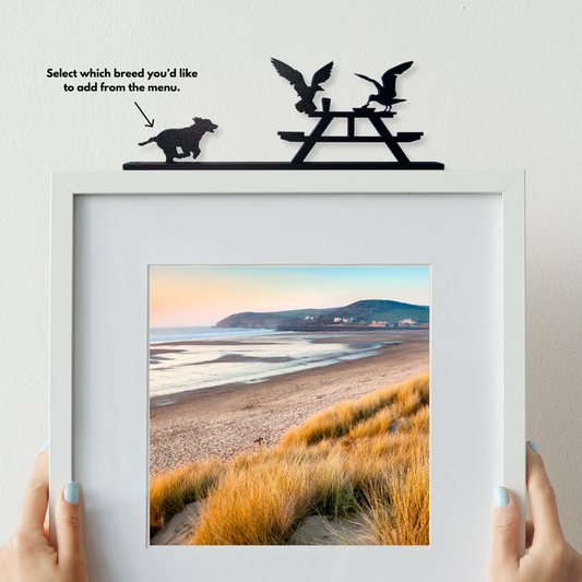 Picnic Patrol - Your Pet chasing off Pesky Seagulls (Choose from 24 Breeds)