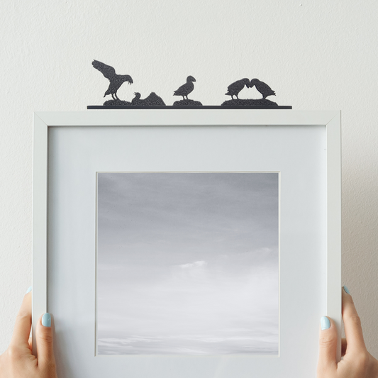 Puffin Family Group - ShadowShapes