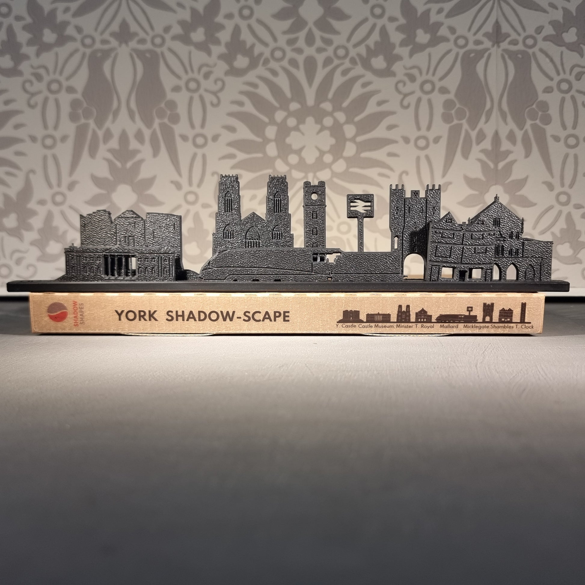 York skyline ornament made from recycled plastic