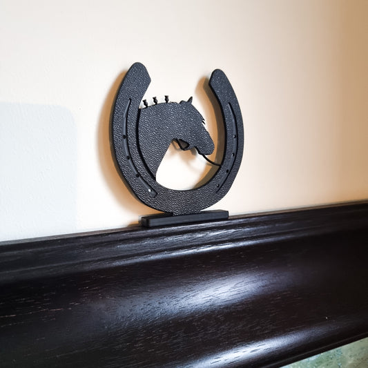 Clydesdale Horse Shoe ( with harness) - ShadowShapes