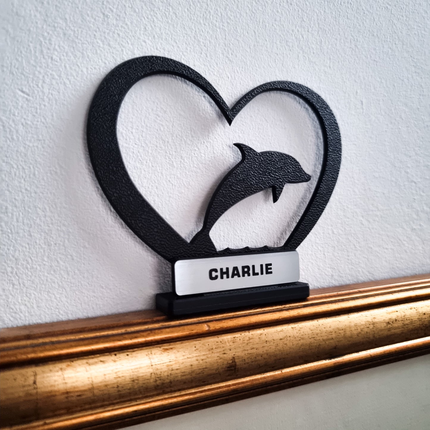 Dolphin ShadowShapes Heart